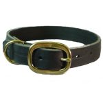 Leather Flat Buckle Collars